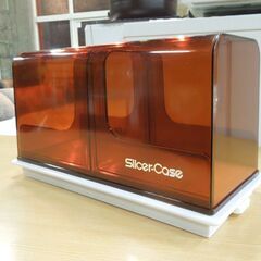 昭和レトロ 銀座 SUNRIC 食パンスライサーケースセット 特製ナイフ付き パンケース 特許庁長官賞 オブジェ 札幌市 新道東店の画像