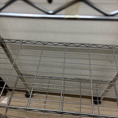 シルバーラック スチールラック メタルラック 棚 キッチンラック レンジ ⑥の画像