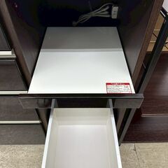 ★リユースのサカイ高崎店★TJ13723 (株)ニトリ レンジ台 黒 H95×D50.5×W120 クリーニング済みの画像