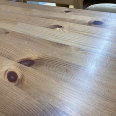 IKEA ダイニング5点セット　※天板キズの画像