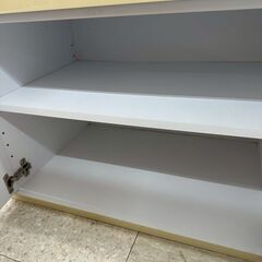 ★リユースのサカイ高崎店★TJ13724  レンジ台 白 H89×D39.5×W89.5 クリーニング済みの画像