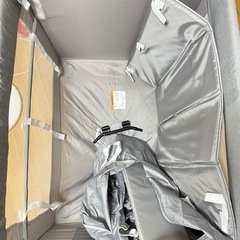 折りたたみベビーベッド の画像