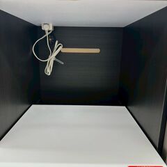 ★リユースのサカイ高崎店★TJ13725 (株)ニトリ レンジ台 白/黒 H101×D50×W90.5 クリーニング済みの画像