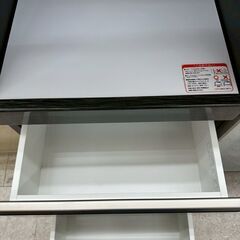 ★リユースのサカイ高崎店★TJ13725 (株)ニトリ レンジ台 白/黒 H101×D50×W90.5 クリーニング済みの画像
