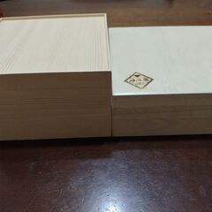 おせち用重箱　京料理濱登久1段重orノーブランド2段重の画像