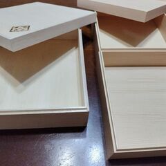 おせち用重箱　京料理濱登久1段重orノーブランド2段重の画像