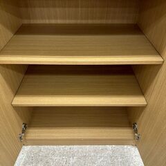 ★リユースのサカイ高崎店★TJ13727  食器棚 ライトブラウン H178.5×D39.5×W59.5 クリーニング済みの画像