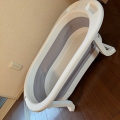 Hagmuu 折りたたみ式ベビーバス　クッション未使用の画像