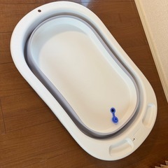 Hagmuu 折りたたみ式ベビーバス　クッション未使用の画像