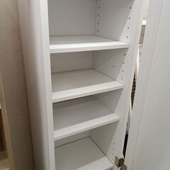 リユースのサカイ栃木店★ジモティ割あり★  姿見収納 ホワイト W34×D39.5×H170 クリーニング済み TC12056の画像