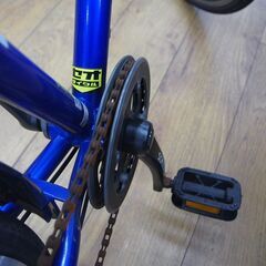 26インチ　かごなし　7段ギア　キッズ自転車　シティサイクル　ブリｼﾞストン　ブルー　エキスパート藤沢辻堂店の画像