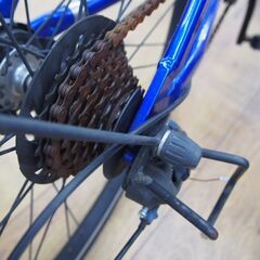 26インチ　かごなし　7段ギア　キッズ自転車　シティサイクル　ブリｼﾞストン　ブルー　エキスパート藤沢辻堂店の画像