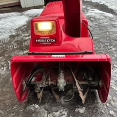 カード払可 極上超美品　ほぼ未使用！ ホンダHSS1170i  ハイブリッド　格安輸送可！　除雪機　下取可①の画像