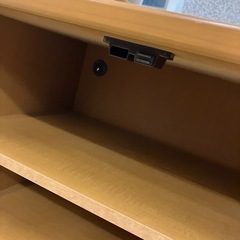 12/25まで店頭商品一部を除き半額クリスマスSALE!!開催中　サ2512-176 テレビボード 扉欠損  木製 キズ汚れ有りの画像