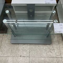 ★リユースのサカイ高崎店★TJ13731  ガラステレビ台  H45×D40×W80 クリーニング済みの画像