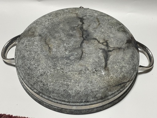 韓国石鍋 30cm 大型 石焼きビビンバ鍋 天然石製 家庭用・業務用【新品未