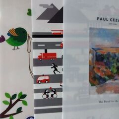 柄物クリアファイルの画像