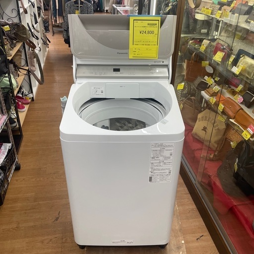 ☆ドリーム荒牧店☆ジモティー割引☆【クリーニング済み】パナソニック/8kg洗濯機/NA-FA80H8/2020年製