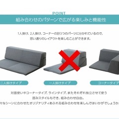 【最終お値下げ／美品】セルタン 日本製 ローソファ 2点セット こたつ用◎の画像