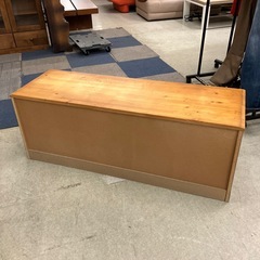 サ2512-177 カントリーテイスト ローチェスト パイン材 木目 キズ汚れ有りの画像