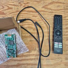 ハイセンス　５８Ｓ６Ｅ　ジャンク　５８型　リモコン、電源線ありの画像