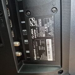ハイセンス　５８Ｓ６Ｅ　ジャンク　５８型　リモコン、電源線ありの画像