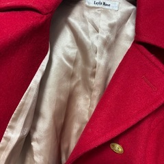 Layla Rose Pコート 赤 レッド 金ボタン ショート丈の画像