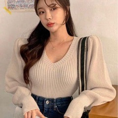 新品未使用 ニット 韓国 海外の画像