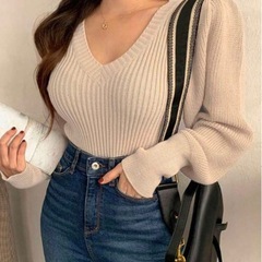 新品未使用 ニット 韓国 海外の画像