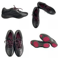 Reebok リーボック EASYTONE Indulgence スニーカー PVC ブラック メンズ 24.5 トレーニングシューズ【古着】【中古】の画像