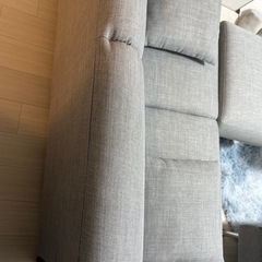 2人がけソファ(オットマン付き)の画像