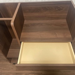 木製多目的収納棚の画像