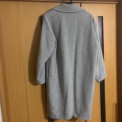 GU　チェスターコート グレーロングの画像
