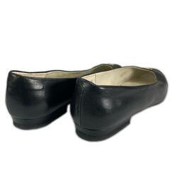 courreges クレージュ パンプス レザー ブラック レディース 4.5【古着】【中古】の画像