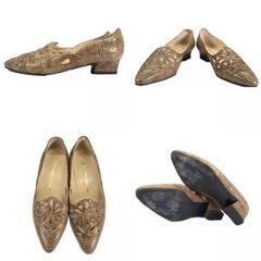 mila schon ミラショーン パンプス 合成皮革 ベージュ レディース 22.5【古着】【中古】の画像