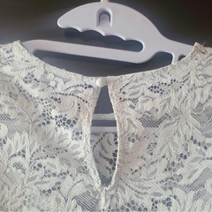 【LL】エメラルドグリーン シースルートップス インナー付 パーティーにも！！の画像