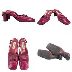 Elegance Himiko エレガンス卑弥呼 パンプス レザー ピンク レディース 24【古着】【中古】の画像