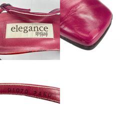 Elegance Himiko エレガンス卑弥呼 パンプス レザー ピンク レディース 24【古着】【中古】の画像