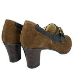 美品 REGAL リーガル 無地 パンプス スウェード ブラウン レディース 23【古着】【中古】の画像