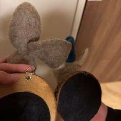 壁掛け　動物　フック付　うさぎ　ひつじの画像