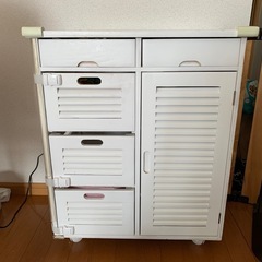 カウンター下 野菜収納棚の画像