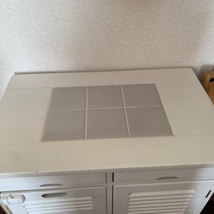 カウンター下 野菜収納棚の画像