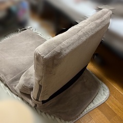 どこでも座椅子【グレージュ】の画像
