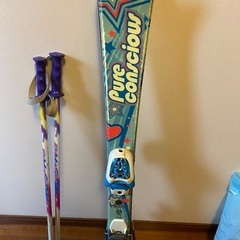 スキー　キッズサイズの画像