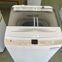 【リサイクルショップ ピカソ 小松原】🌀✨分解洗浄済み‼／Haier ハイアール 全自動洗濯機 6.0kg／JW-U60HK 2023年製★1799★の画像