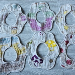 スタイ  12枚セット よだれかけ リバーシブル 大量 出産準備の画像