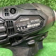 HiKOKI ハイコーキ WH36DA(2XP) コードレスインパクトドライバー フルセット マルチボルト 36V/18V【市川行徳店】【店頭取引限定】【中古】管理番号：IT8DIV7LTMF4の画像