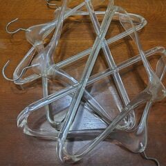 プラ製ロマンハンガー5本セットの画像