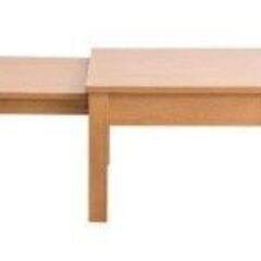 【JM9926】新品未使用 テーブル 伸縮式 ローテーブル センターテーブル おしゃれ 伸縮センターテーブル 伸縮テーブル リビングテーブル 机 デスク 木製 W100-180 RPE100TBL(A1-RPE100TBLNA)の画像