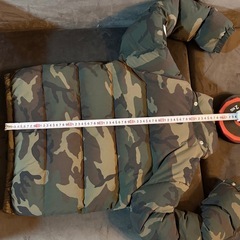 ノースフェイス ノベルティー キャンプシエラショート ダウン ウッドランドカモの画像